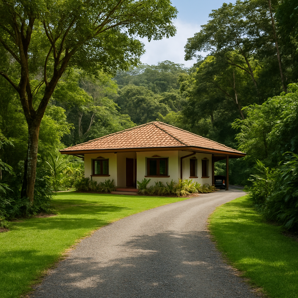Haus aus 100m Entfernung